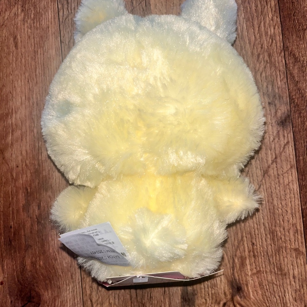 Hello Kitty Plush in Yellow and Pink Bunny Outfit - Picture 2 of 3